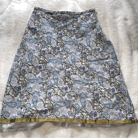 Banana Republic Paisley Skirt - Picture 1 of 10